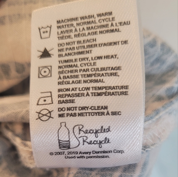 Far West 1977 short sleeve printed blouse size xl - Picture 7 of 9